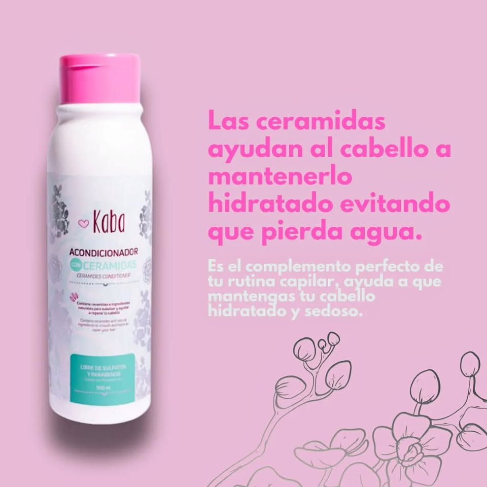 ACONDICIONADOR CON CERAMIDAS KABA