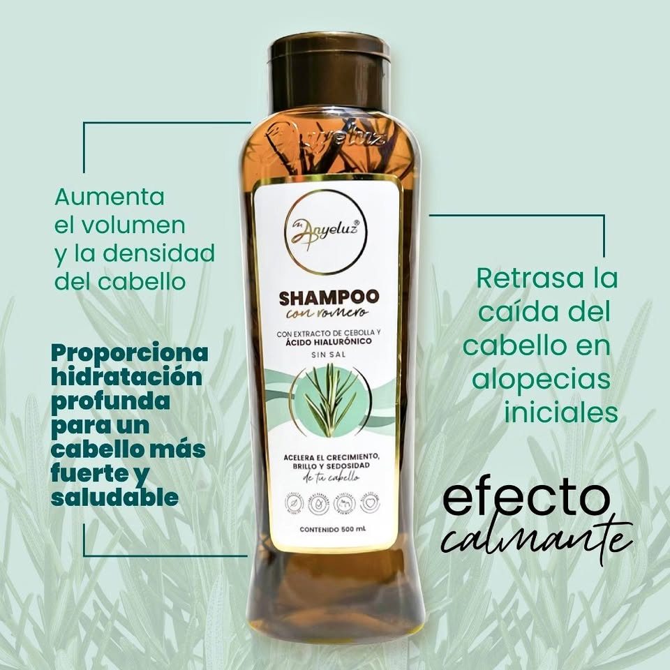 SHAMPOO DE ROMERO ANYELUZ