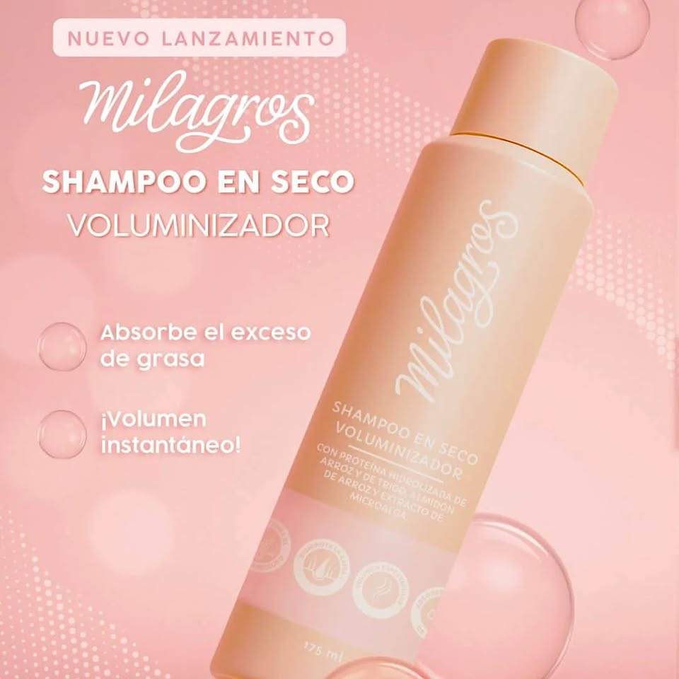 SHAMPOO EN SECO VOLUMINIZADOR MILAGROS