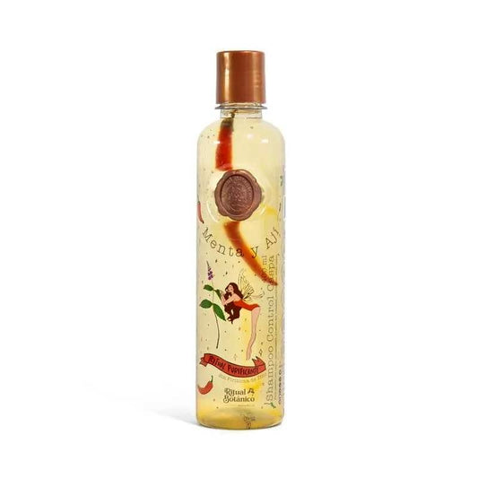 SHAMPOO CONTROL CASPA CON MENTA Y AJI RITUAL BOTÁNICO