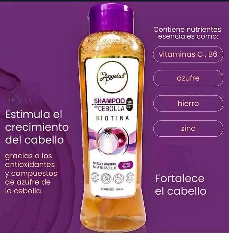 SHAMPOO ANYELUZ CON CEBOLLA