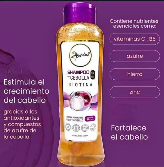 SHAMPOO ANYELUZ CON CEBOLLA