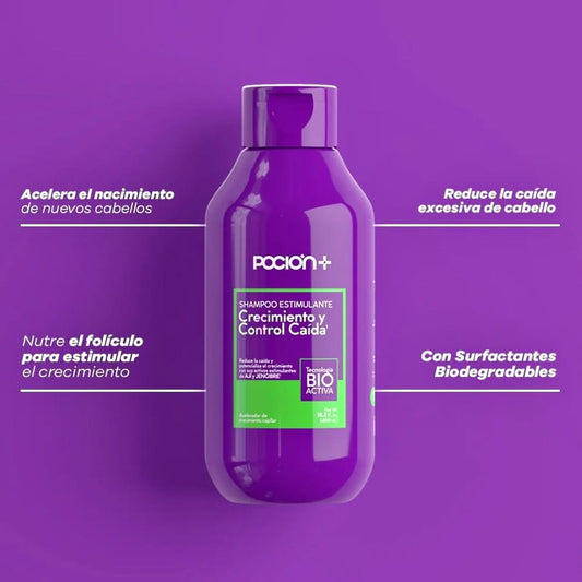 SHAMPOO CRECIMIENTO Y CAÍDA LA POCIÓN