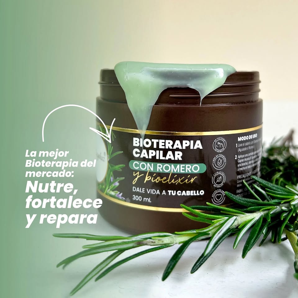 BIOTERAPIA CAPILAR CON ROMERO Y BIOLELIXIR