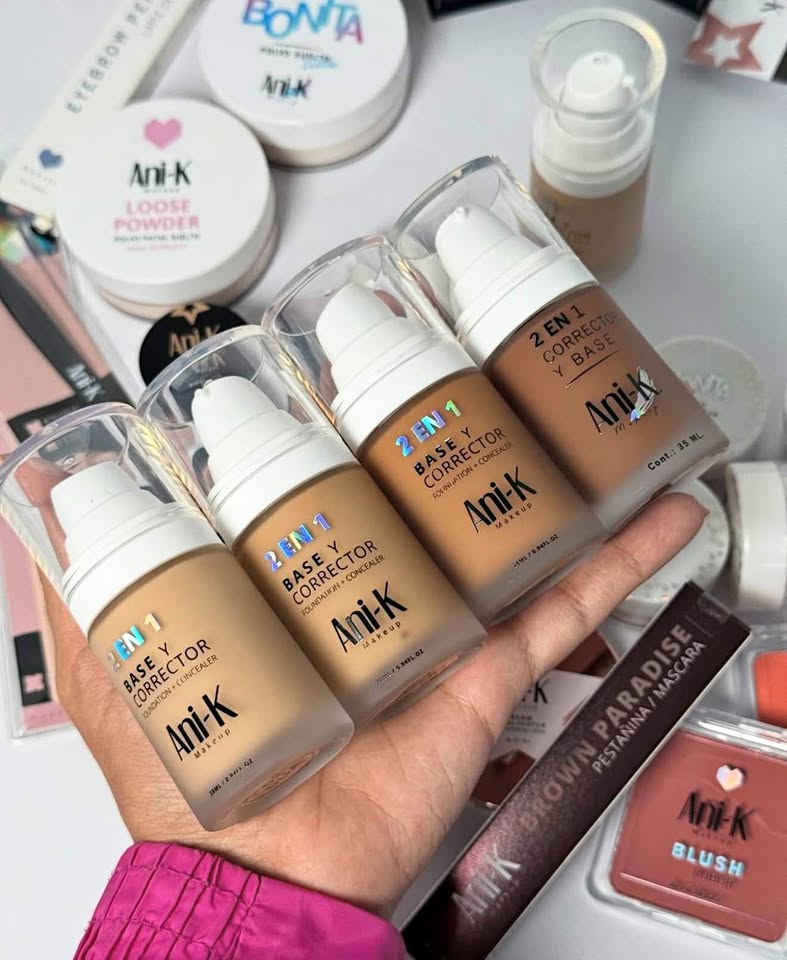 BASE BONITA ANIK | ES 2 EN 1 BASE + CORRECTOR