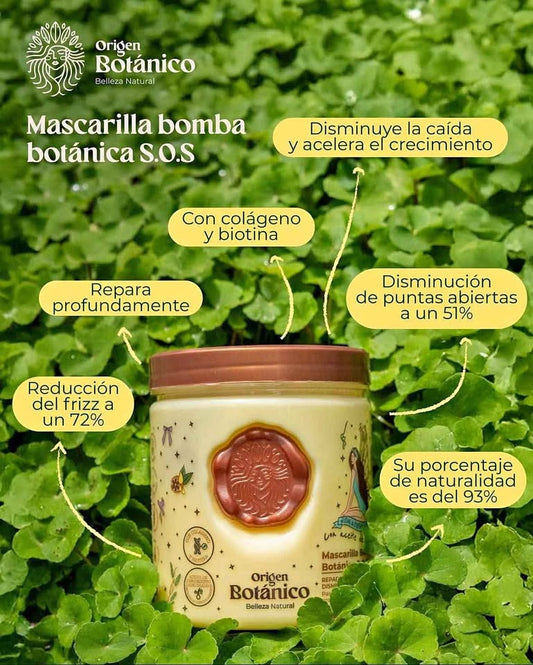 MASCARILLA BOMBA BOTÁNICA SOS RITUAL BOTÁNICO