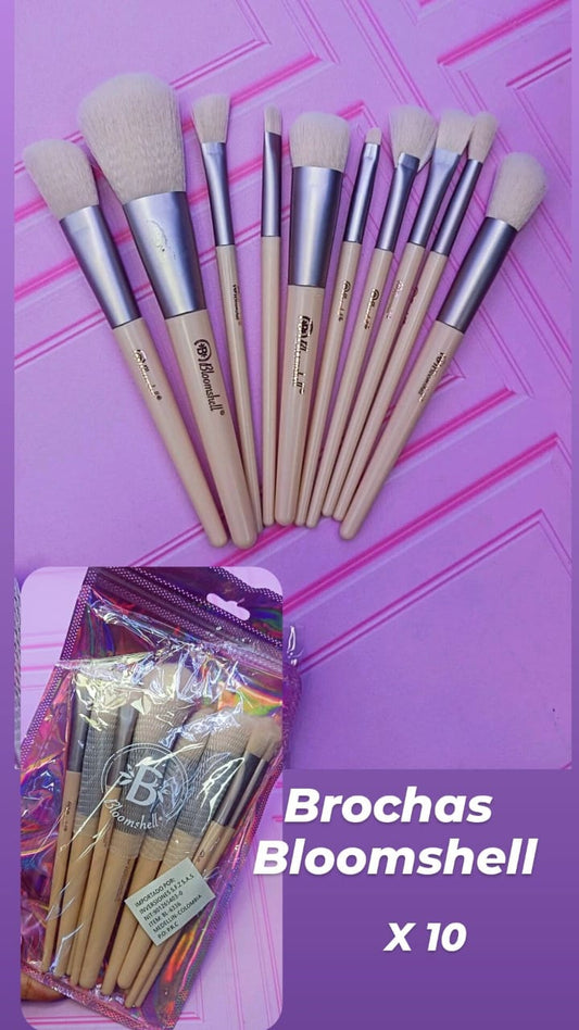 SET DE BROCHAS BLOOMSHELL